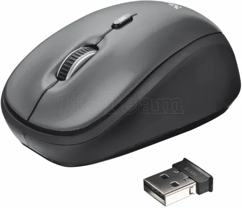 Photo de Souris sans fil Trust Yvi+ Silent (Noir)