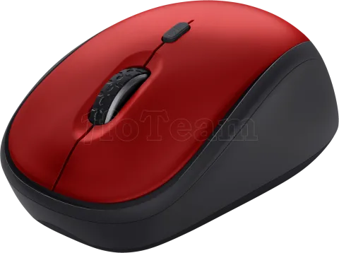 Photo de Souris sans fil Trust Yvi+ Silent (Rouge)