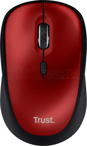 Photo de Souris sans fil Trust Yvi+ Silent (Rouge)