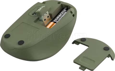 Photo de Souris sans fil Trust Yvi+ Silent (Vert)