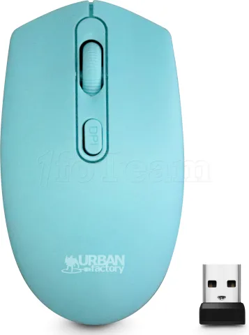 Photo de Souris sans fil Urban Factory Free (Bleu)