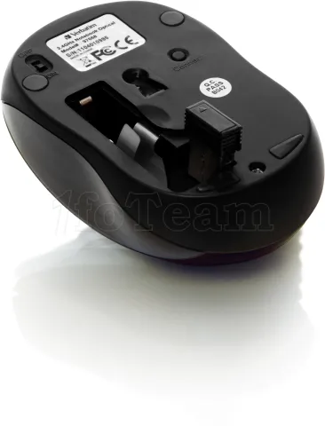 Photo de Souris sans fil Verbatim Go Nano (Noir)