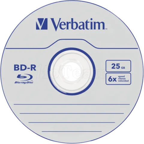 Photo de Spindle de 50 BluRay BD-R SL Verbatim Datalife - 25Go