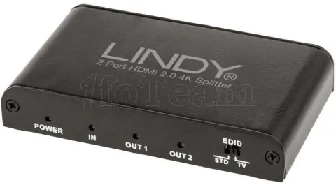 Photo de Splitter HDMI Lindy 2 ports