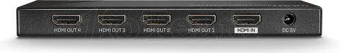 Photo de Splitter HDMI Lindy 4 voies (Noir)