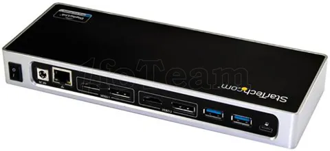 Photo de Station accueil universelle USB Type-C Startech double écran 4K pour ordinateur portable