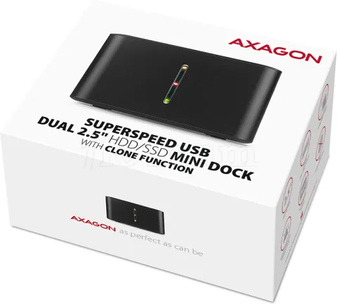Photo de Station d'accueil Axagon ADSA-D25 pour 2x S-ATA 2,5" - USB 3.2