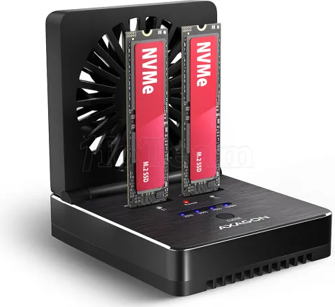 Photo de Station d'accueil Axagon ADSA-M2C22 Clone Master pour NVMe et S-ATA - USB 3.2