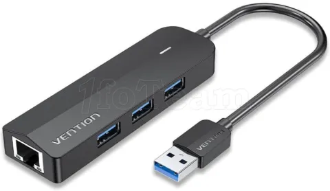 Photo de Station d'accueil portable USB 3.0 Vention 0.15m (Noir)