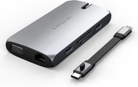 Photo de Station d'accueil portable USB-C 3.0 Satechi On-the-Go (Argent)