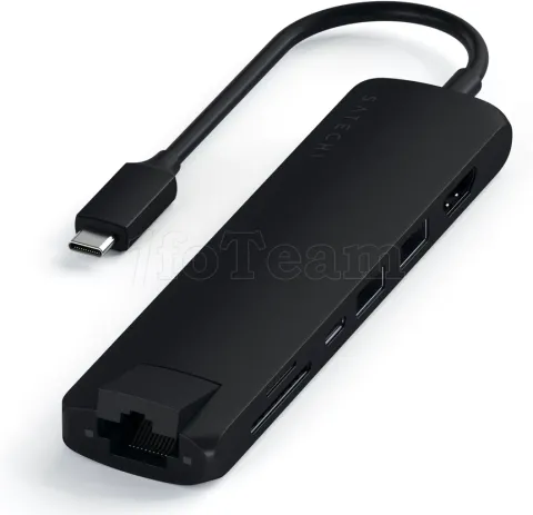 Photo de Station d'accueil portable USB-C 3.0 Satechi Slim Multi-Port (Noir)