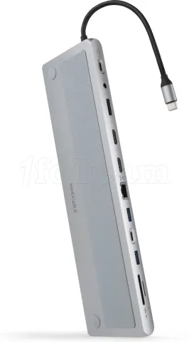 Photo de Station d'accueil portable USB-C 3.1 Nanocable 10.16.1012  (Gris)