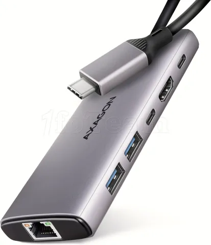 Photo de Station d'accueil portable USB-C 3.2 Axagon HMC-6G2L (Gris)
