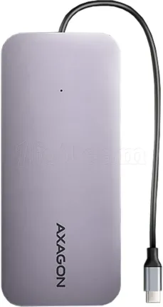 Photo de Station d'accueil portable USB-C 3.2 Axagon HMC-6GM2 avec lecteur SSD (Gris)