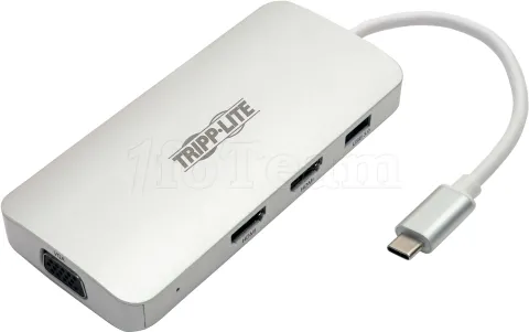Photo de Station d'accueil portable USB-C 3.2 Eaton Tripp Lite Dock12 (Argent)
