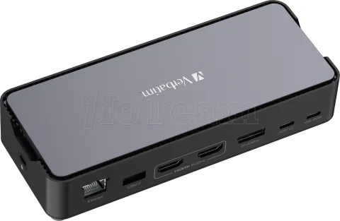 Photo de Station d'accueil portable USB-C Verbatim Pro CDS-15 (Gris)
