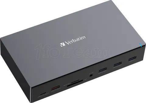 Photo de Station d'accueil portable USB-C Verbatim Pro CDS-17 (Noir)