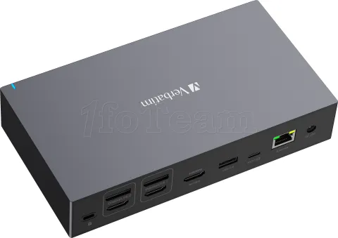 Photo de Station d'accueil portable USB-C Verbatim Pro CDS-17 (Noir)