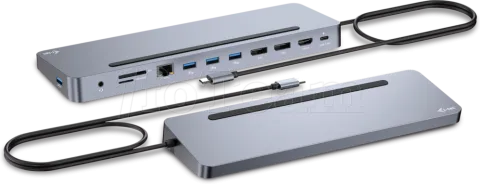 Photo de Station d'accueil USB-C 3.0 I-Tec Metal Ergonomic (Gris)