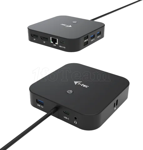 Photo de Station d'accueil USB-C I-Tec Dual Display Docking Station (Noir)