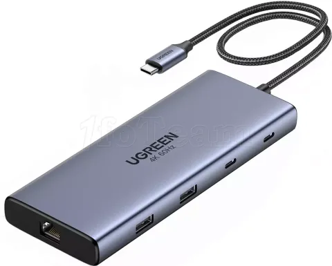 Photo de Station d'accueil USB-C Ugreen 10en1 (Gris)
