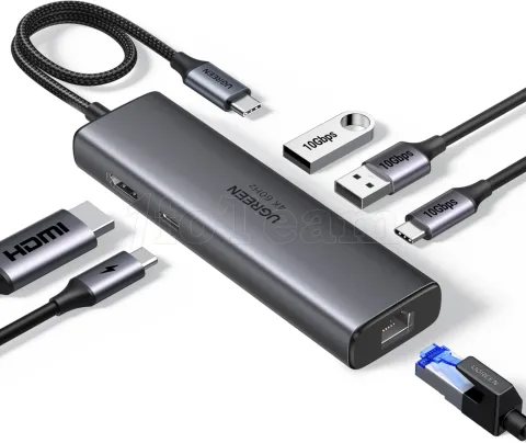 Photo de Station d'accueil USB-C Ugreen 6en1 (Gris)