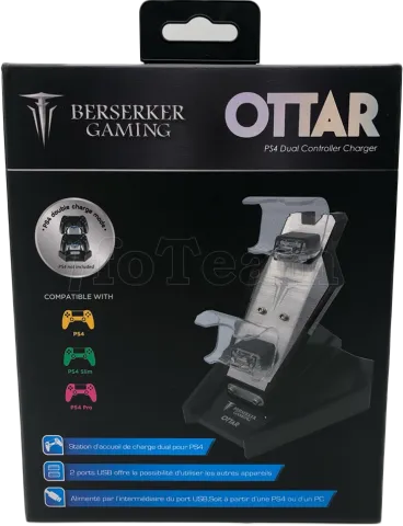 Photo de Station de recharge Berserker Gaming Ottar pour manettes PS4