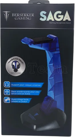 Photo de Support Casque Berserker Gaming Saga (Noir/Bleu)