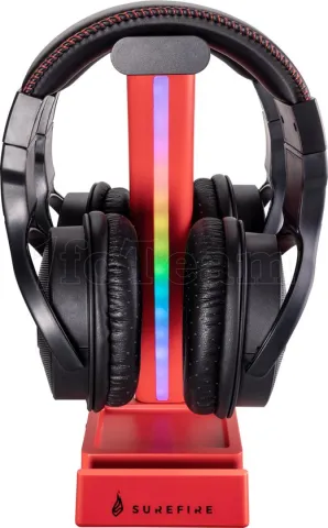 Photo de Support Casque Verbatim SureFire Vinson N1 RGB (Rouge)