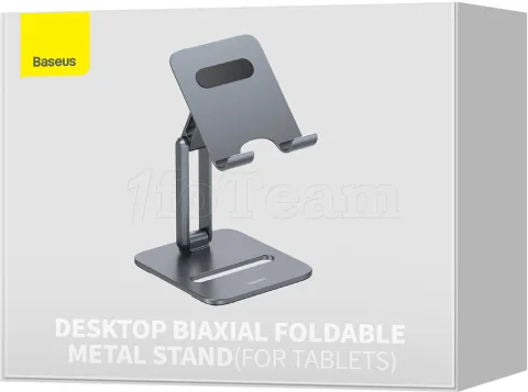 Photo de Support de table universel Baseus Biaxal pour tablettes (Gris)