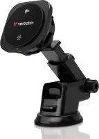 Photo de Support de téléphone à ventouse pour voiture Verbatim Charge 'n' Drive Qi2 avec chargeur induction