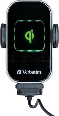 Photo de Support de téléphone à ventouse pour voiture Verbatim FWC-02 avec chargeur induction