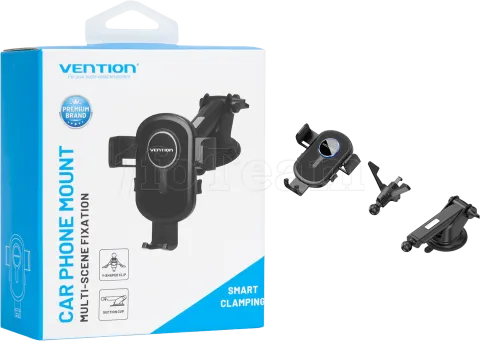 Photo de Support de téléphone pour voiture Vention (Noir)