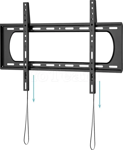Photo de Support d'écran à fixer TooQ LP1084F-B 37"-80" (80kg max) (Noir)