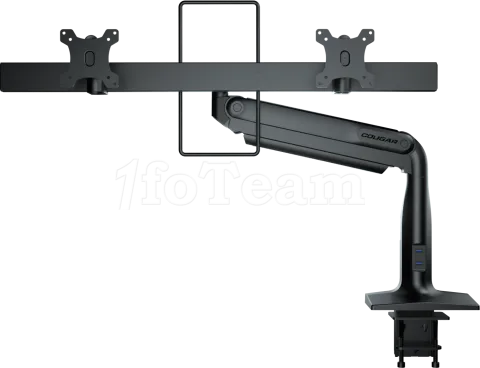Photo de Support double-écran à fixer Cougar Duo35 35" (10kg max) (Noir)