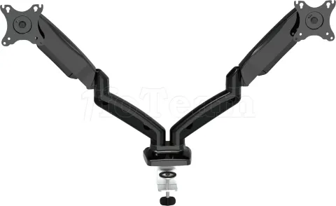 Photo de Support Double écran à fixer Gembird 13"-27" (7kg max) (Noir)