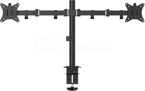 Photo de Support double-écran à fixer T'nB Ergo Fix Dual 17"-32" (9kg max) (Noir)