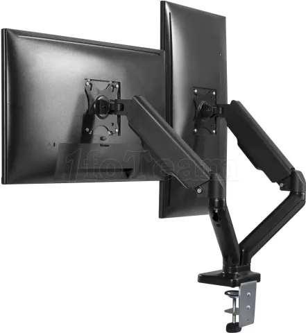 Photo de Support double-écran à fixer T'nB Ergo Flex Dual 17"-32" (9kg max) (Noir)