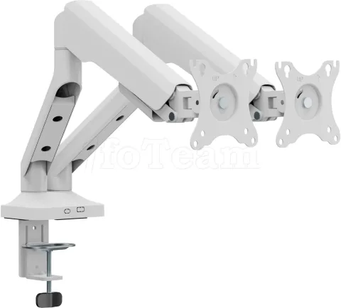 Photo de Support double-écran à fixer T'nB Ergo Flex Dual 17"-35" (12kg max) (Blanc)