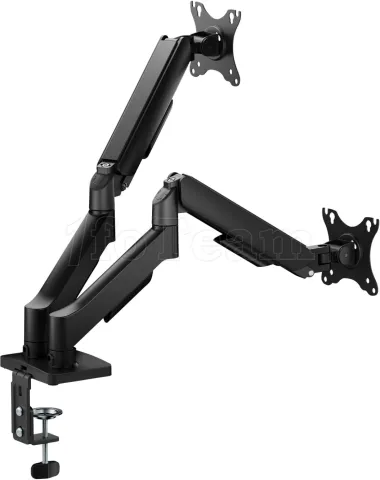 Photo de Support double-écran à fixer T'nB Ergo Meca Dual 17"-32" (9kg max) (Noir)