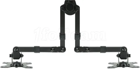 Photo de Support double-écran à fixer Tooq DB1232TN 13"-32" (8kg max) (Noir)