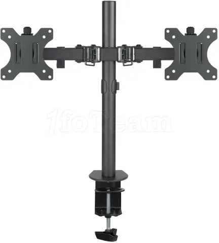 Photo de Support double-écran à fixer Tooq DB1232TN 13"-32" (8kg max) (Noir)