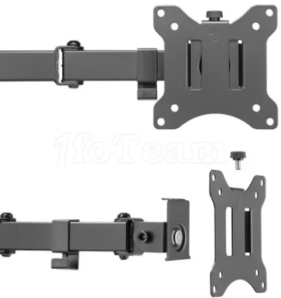 Photo de Support Double-écran à poser Maclean MC-884 de 17" à 32" (16kg max)