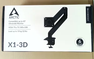 Photo de Support écran à fixer Arctic X1-3D - 43" (10kg max) - ID 223968