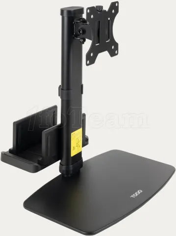 Photo de Support écran à fixer Tooq DB1128TN 17"-27" (6kg max) avec support mini-PC (Noir)