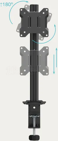 Photo de Support écran à fixer Tooq DB1130TN-B 17"-32" (10kg max) (Noir)