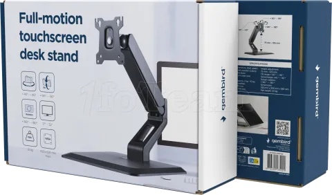 Photo de Support écran à poser Gembird MS-D1ST-01 17" - 32" (10kg max) (Noir)