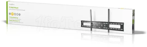 Photo de Support écran  Mural Nedis TVWM2070BK de 60" à 100" (75Kg max)