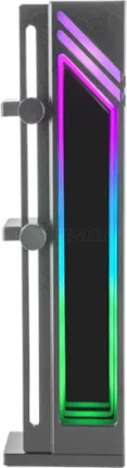 Photo de Support Mars Gaming MCA-GCB RGB pour cartes graphiques (Noir)