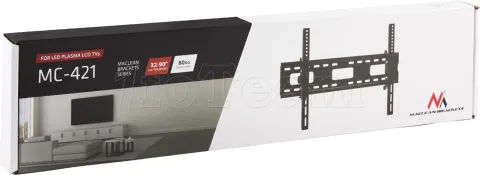 Photo de Support mural pour écran Maclean MC-421 32" - 90" (80kg max) (Noir)